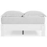 Piperton White Full Platform Bed - Ella Furniture