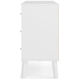 Piperton Two-tone Brown/white Dresser - Ella Furniture