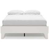 Vaibryn White Full Platform Bed - Ella Furniture