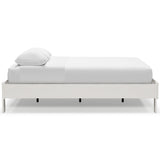 Vaibryn White Full Platform Bed - Ella Furniture