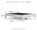 Paxberry Two-tone Full Platform Bed - Ella Furniture