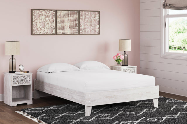 Paxberry Two-tone Full Platform Bed - Ella Furniture