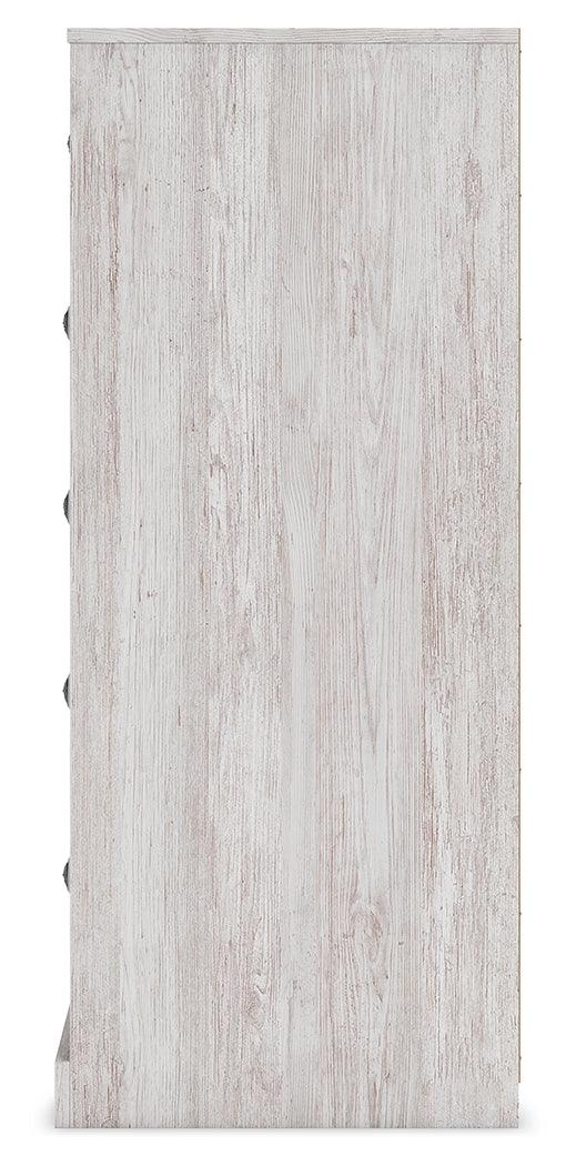 Paxberry Whitewash Chest Of Drawers - Ella Furniture