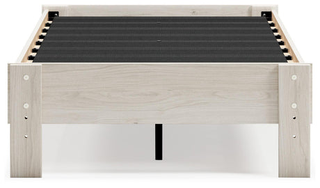 Socalle Light Natural Twin Platform Bed - Ella Furniture