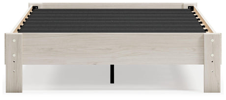 Socalle Light Natural Full Platform Bed - Ella Furniture