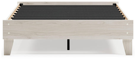 Socalle Light Natural Full Platform Bed - Ella Furniture