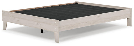 Socalle Light Natural Queen Platform Bed - Ella Furniture