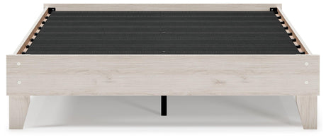 Socalle Light Natural Queen Platform Bed - Ella Furniture