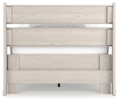 Socalle Natural Twin Panel Platform Bed - Ella Furniture