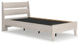 Socalle Natural Twin Panel Platform Bed - Ella Furniture