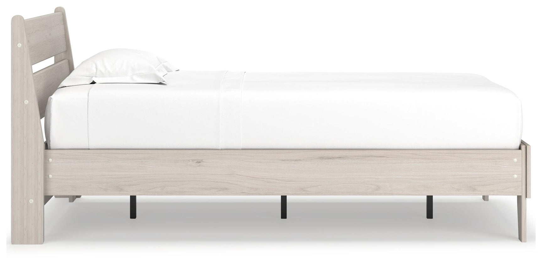 Socalle Natural Twin Panel Platform Bed - Ella Furniture