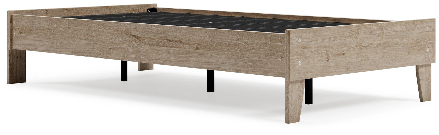 Oliah Natural Twin Platform Bed - Ella Furniture