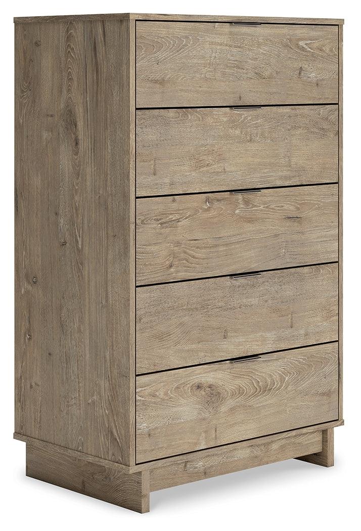 Oliah Natural Chest Of Drawers - Ella Furniture