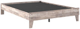 Neilsville Multi Gray Queen Platform Bed - Ella Furniture