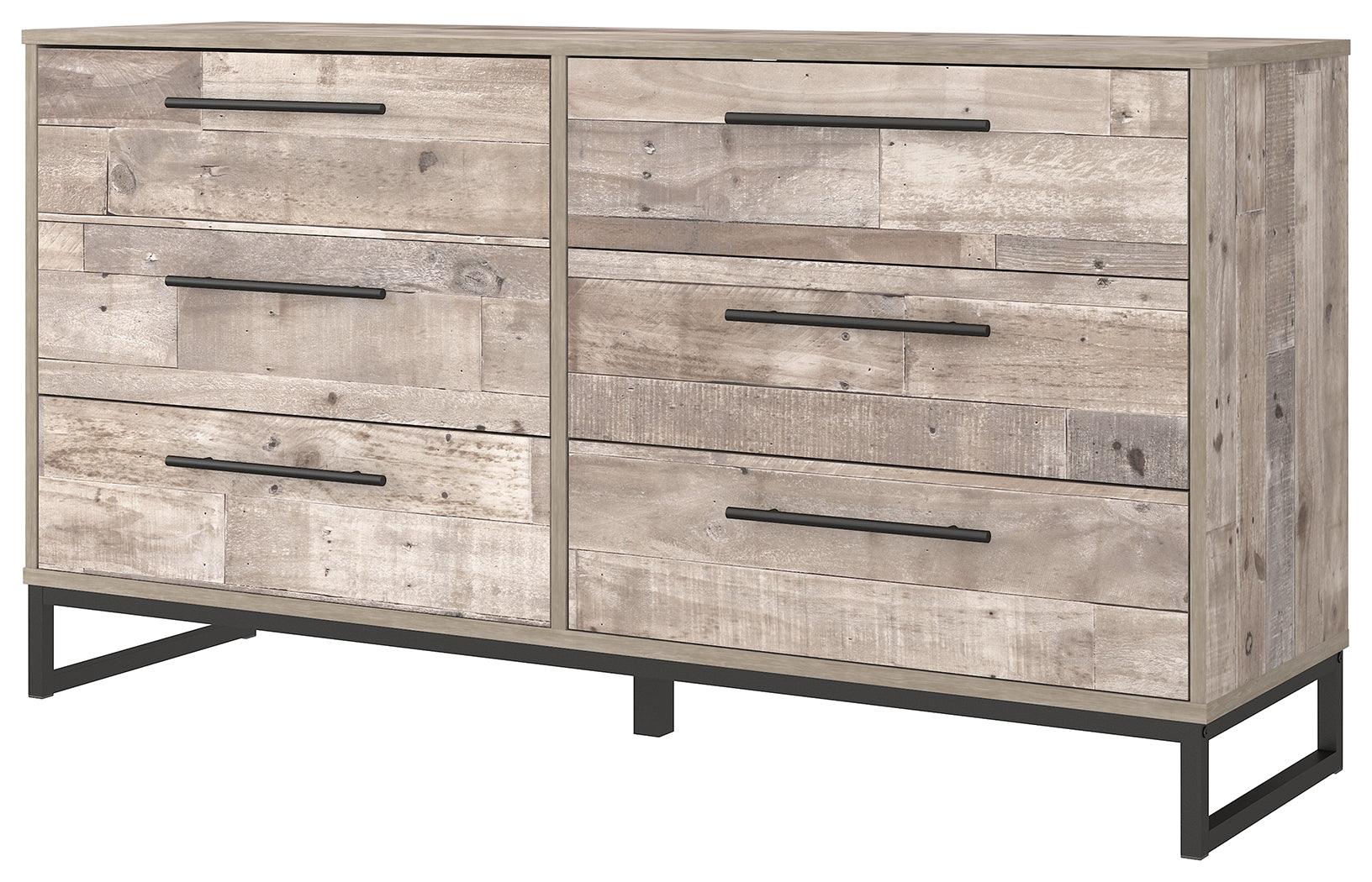 Neilsville Whitewash Dresser - Ella Furniture