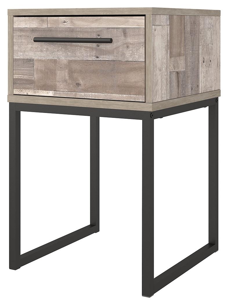 Neilsville Whitewash Nightstand - Ella Furniture