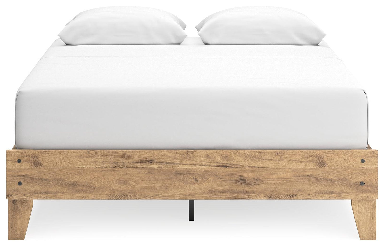 Larstin Brown Queen Platform Bed - Ella Furniture