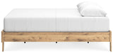 Larstin Brown Queen Platform Bed - Ella Furniture