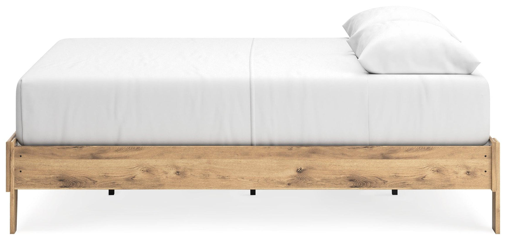 Larstin Brown Queen Platform Bed - Ella Furniture