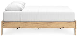 Larstin Brown Queen Platform Bed - Ella Furniture