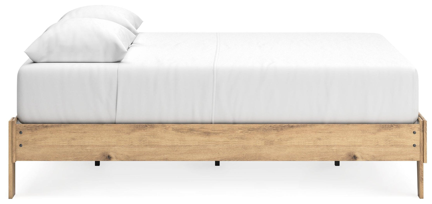 Larstin Brown Queen Platform Bed - Ella Furniture