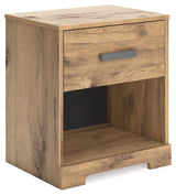 Larstin Brown Nightstand - Ella Furniture