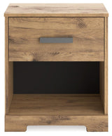 Larstin Brown Nightstand - Ella Furniture