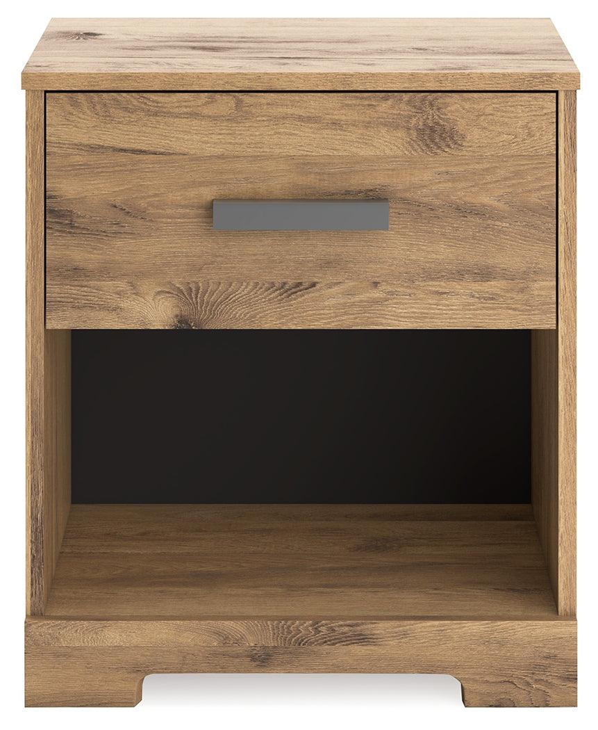 Larstin Brown Nightstand - Ella Furniture