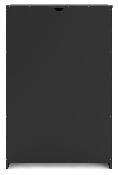 Finch Black Chest Of Drawers - Ella Furniture