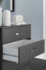 Finch Black Chest Of Drawers - Ella Furniture