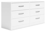 Flannia White Dresser - Ella Furniture