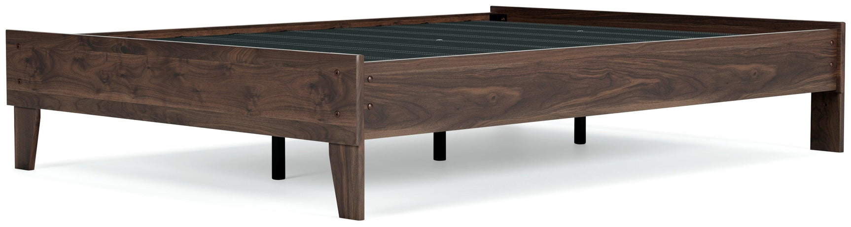 Calverson Mocha Full Platform Bed - Ella Furniture