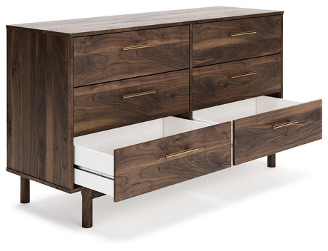 Calverson Mocha Dresser - Ella Furniture