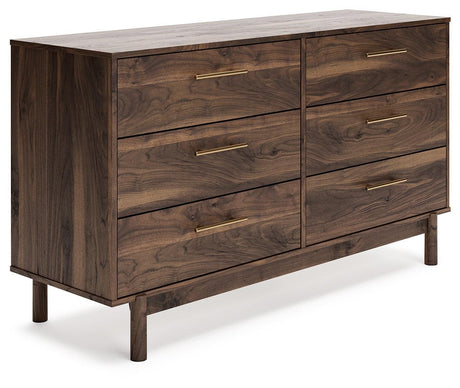 Calverson Mocha Dresser - Ella Furniture