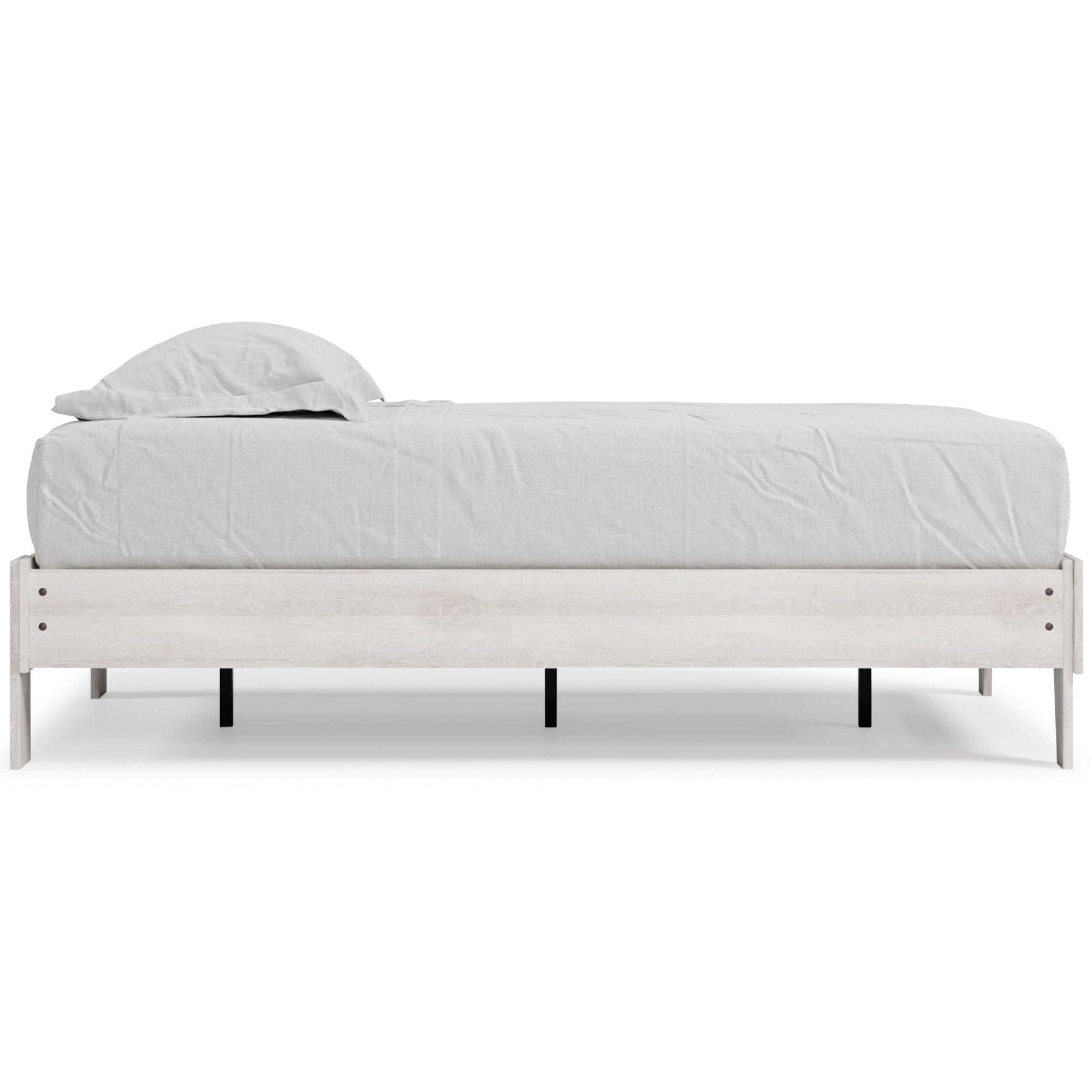 Shawburn Whitewash Twin Platform Bed - Ella Furniture