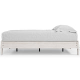 Shawburn Whitewash Queen Platform Bed - Ella Furniture