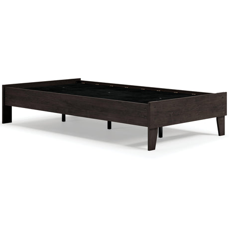 Piperton White Twin Platform Bed - Ella Furniture