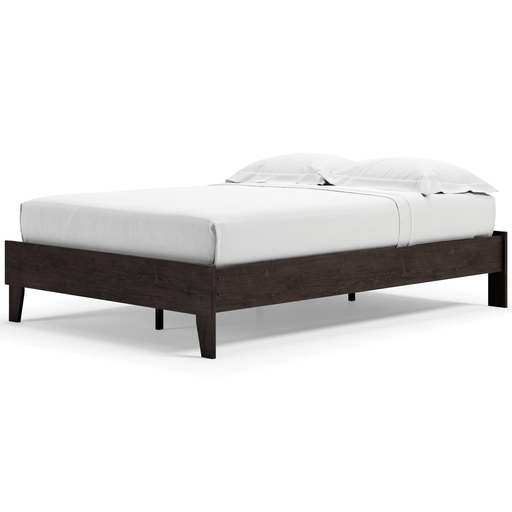 Piperton White Full Platform Bed - Ella Furniture