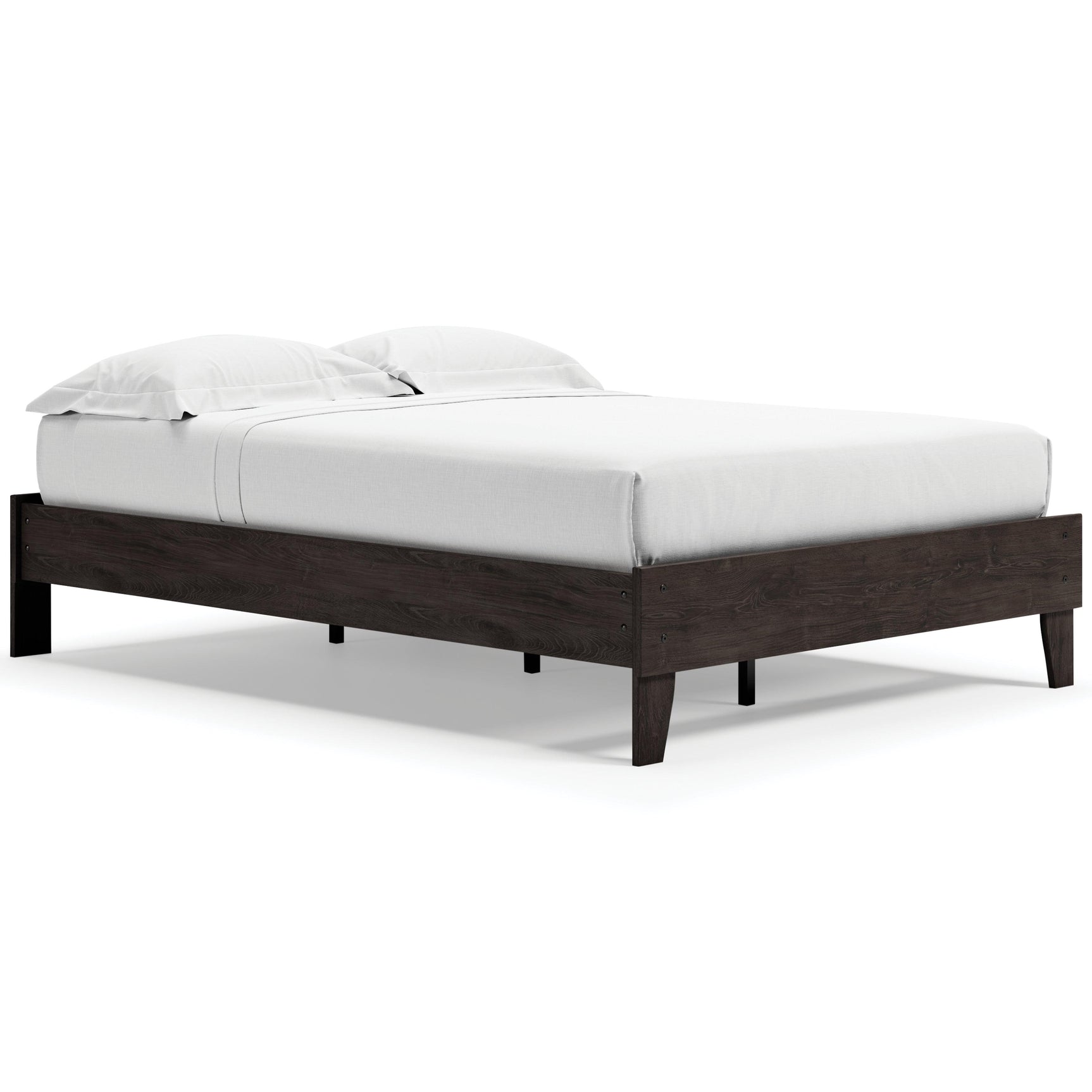 Piperton White Full Platform Bed - Ella Furniture