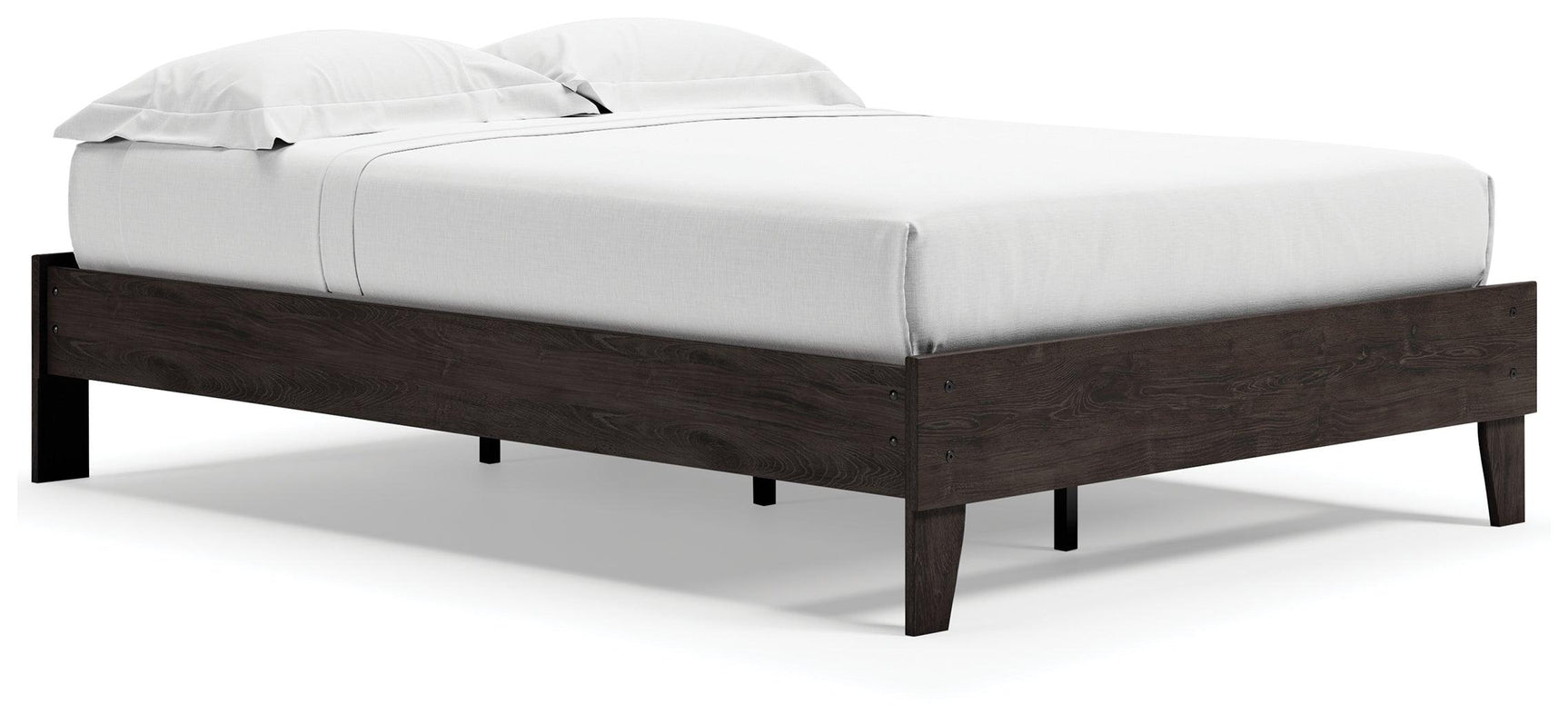 Piperton Black Full Platform Bed - Ella Furniture