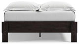 Piperton Black Full Platform Bed - Ella Furniture