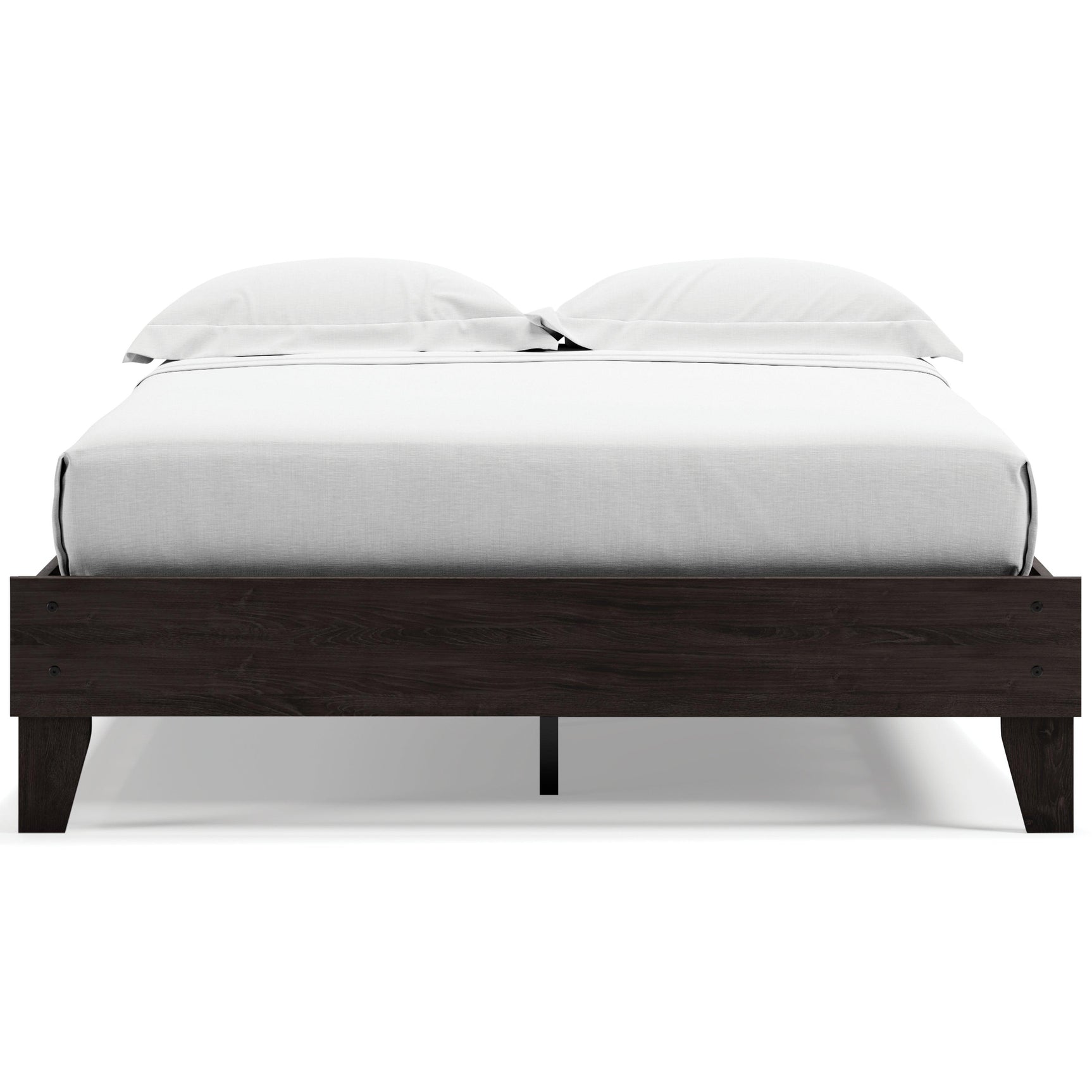 Piperton Black Queen Platform Bed - Ella Furniture