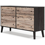 Piperton Two-tone Brown/Black Dresser - Ella Furniture