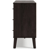 Piperton Two-tone Brown/Black Dresser - Ella Furniture