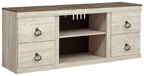Willowton Whitewash 60" Tv Stand - Ella Furniture