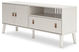 Aprilyn White 59" Tv Stand - Ella Furniture