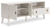 Aprilyn White 59" Tv Stand - Ella Furniture