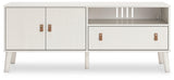 Aprilyn White 59" Tv Stand - Ella Furniture