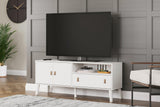 Aprilyn White 59" Tv Stand - Ella Furniture