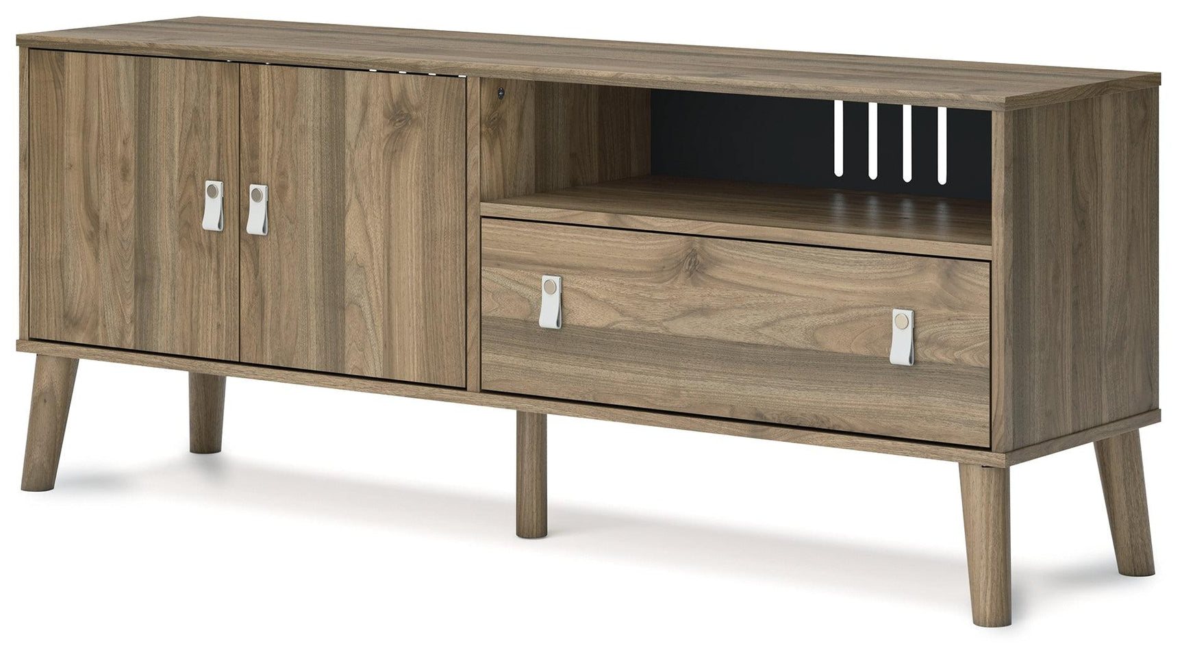 Aprilyn Honey 59" Tv Stand - Ella Furniture